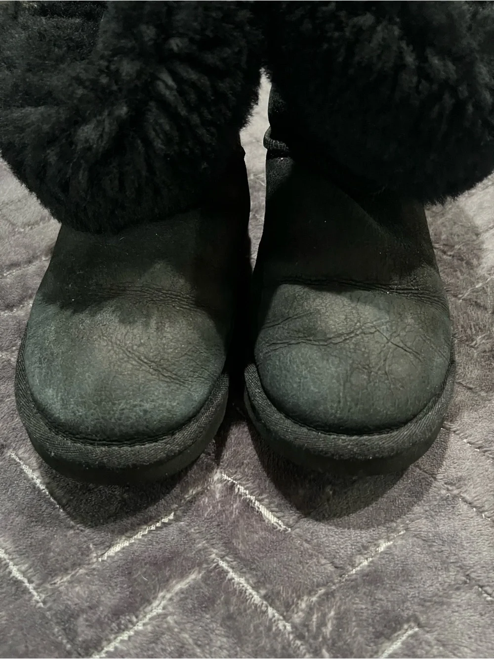 used black ugg boots